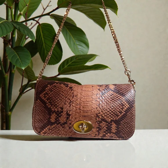 💥LOW START Coach Mini Ruby Python Crossbody - Picture 1 of 10